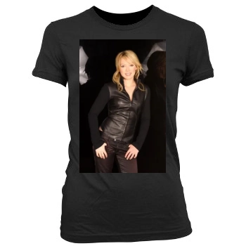 Hilary Duff Women's Junior Cut Crewneck T-Shirt