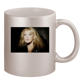 Hilary Duff 11oz Metallic Silver Mug