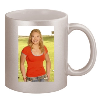 Hilary Duff 11oz Metallic Silver Mug