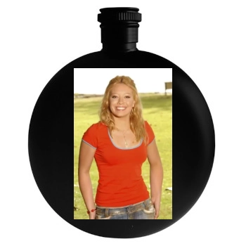 Hilary Duff Round Flask