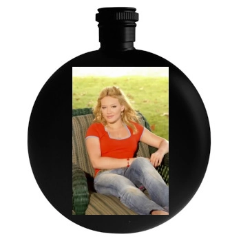 Hilary Duff Round Flask