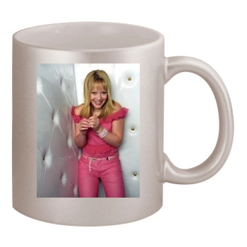 Hilary Duff 11oz Metallic Silver Mug