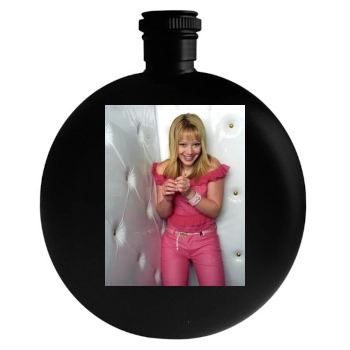 Hilary Duff Round Flask