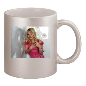 Hilary Duff 11oz Metallic Silver Mug