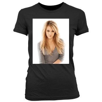 Hilary Duff Women's Junior Cut Crewneck T-Shirt