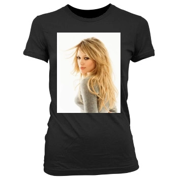 Hilary Duff Women's Junior Cut Crewneck T-Shirt