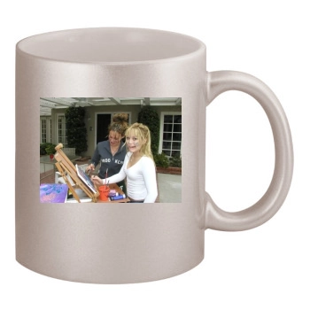 Hilary Duff 11oz Metallic Silver Mug