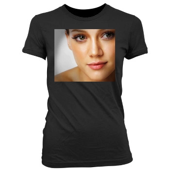 Hilary Duff Women's Junior Cut Crewneck T-Shirt