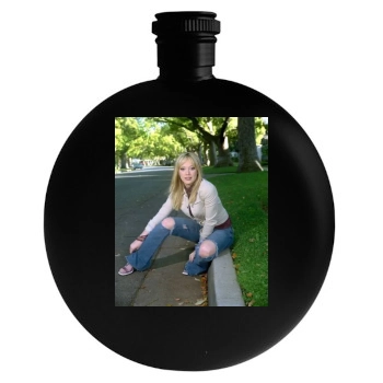 Hilary Duff Round Flask