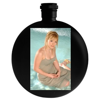 Hilary Duff Round Flask