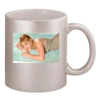 Hilary Duff 11oz Metallic Silver Mug