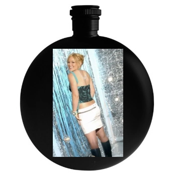 Hilary Duff Round Flask