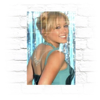 Hilary Duff Metal Wall Art