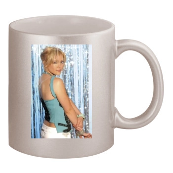 Hilary Duff 11oz Metallic Silver Mug