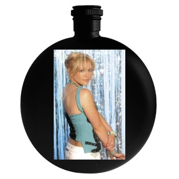 Hilary Duff Round Flask