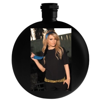 Hilary Duff Round Flask