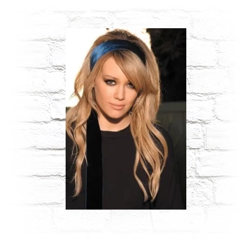 Hilary Duff Metal Wall Art