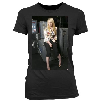 Hilary Duff Women's Junior Cut Crewneck T-Shirt