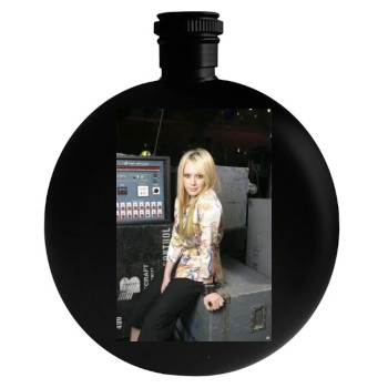 Hilary Duff Round Flask