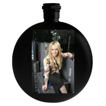 Hilary Duff Round Flask