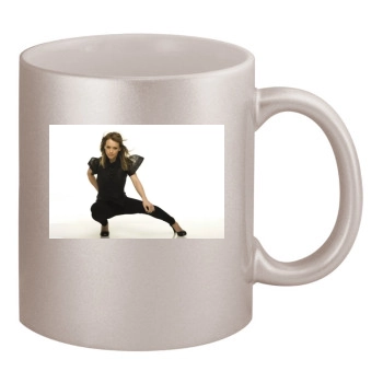 Hilary Duff 11oz Metallic Silver Mug