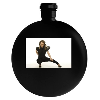 Hilary Duff Round Flask