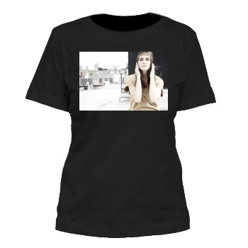 Hilary Rhoda Women's Cut T-Shirt