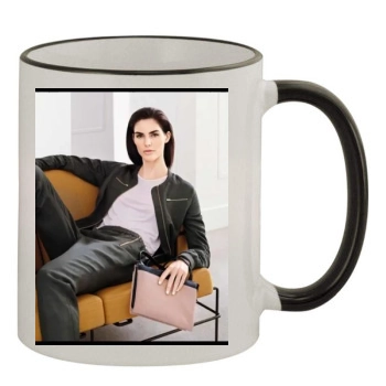 Hilary Rhoda 11oz Colored Rim & Handle Mug