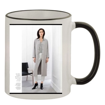 Hilary Rhoda 11oz Colored Rim & Handle Mug