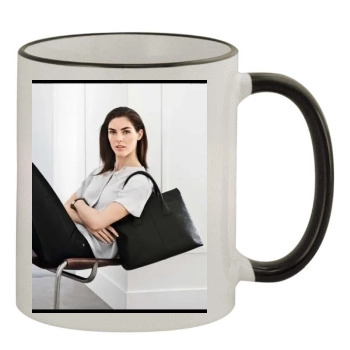 Hilary Rhoda 11oz Colored Rim & Handle Mug