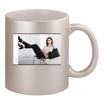 Hilary Rhoda 11oz Metallic Silver Mug