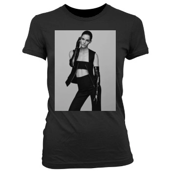 Hilary Rhoda Women's Junior Cut Crewneck T-Shirt