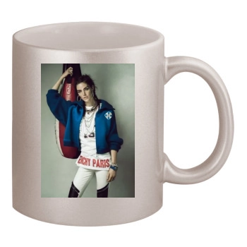 Hilary Rhoda 11oz Metallic Silver Mug