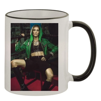 Hilary Rhoda 11oz Colored Rim & Handle Mug