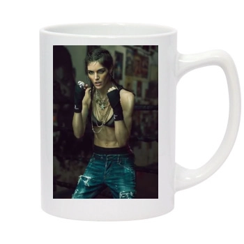 Hilary Rhoda 14oz White Statesman Mug