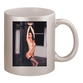 Hilary Rhoda 11oz Metallic Silver Mug