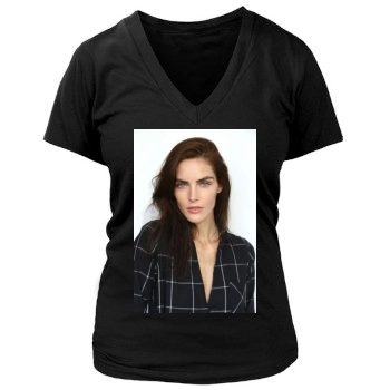 Hilary Rhoda Women's Deep V-Neck TShirt