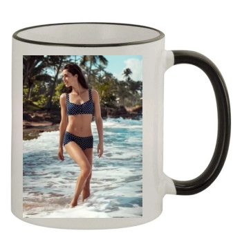 Hilary Rhoda 11oz Colored Rim & Handle Mug