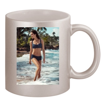 Hilary Rhoda 11oz Metallic Silver Mug