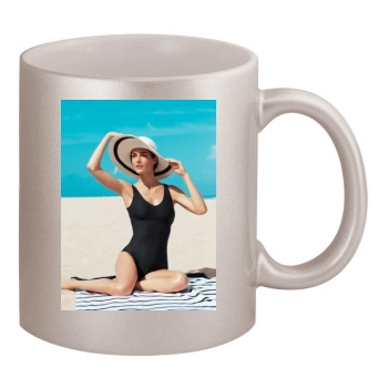 Hilary Rhoda 11oz Metallic Silver Mug