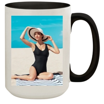 Hilary Rhoda 15oz Colored Inner & Handle Mug