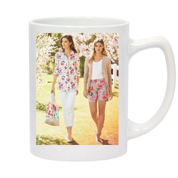 Hilary Rhoda 14oz White Statesman Mug