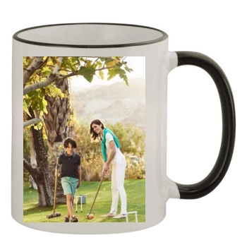 Hilary Rhoda 11oz Colored Rim & Handle Mug