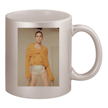 Hilary Rhoda 11oz Metallic Silver Mug