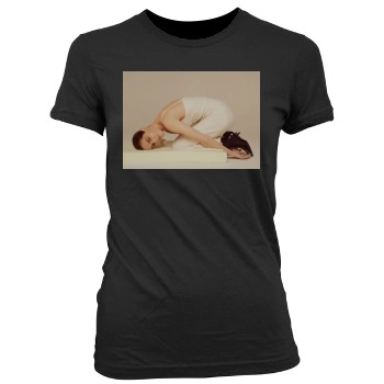 Hilary Rhoda Women's Junior Cut Crewneck T-Shirt