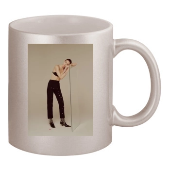 Hilary Rhoda 11oz Metallic Silver Mug