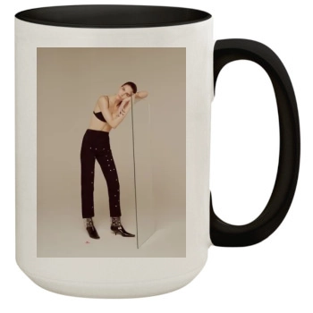 Hilary Rhoda 15oz Colored Inner & Handle Mug