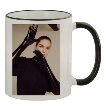 Hilary Rhoda 11oz Colored Rim & Handle Mug