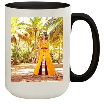 Hilary Rhoda 15oz Colored Inner & Handle Mug