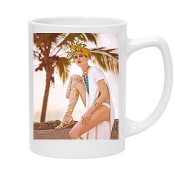 Hilary Rhoda 14oz White Statesman Mug